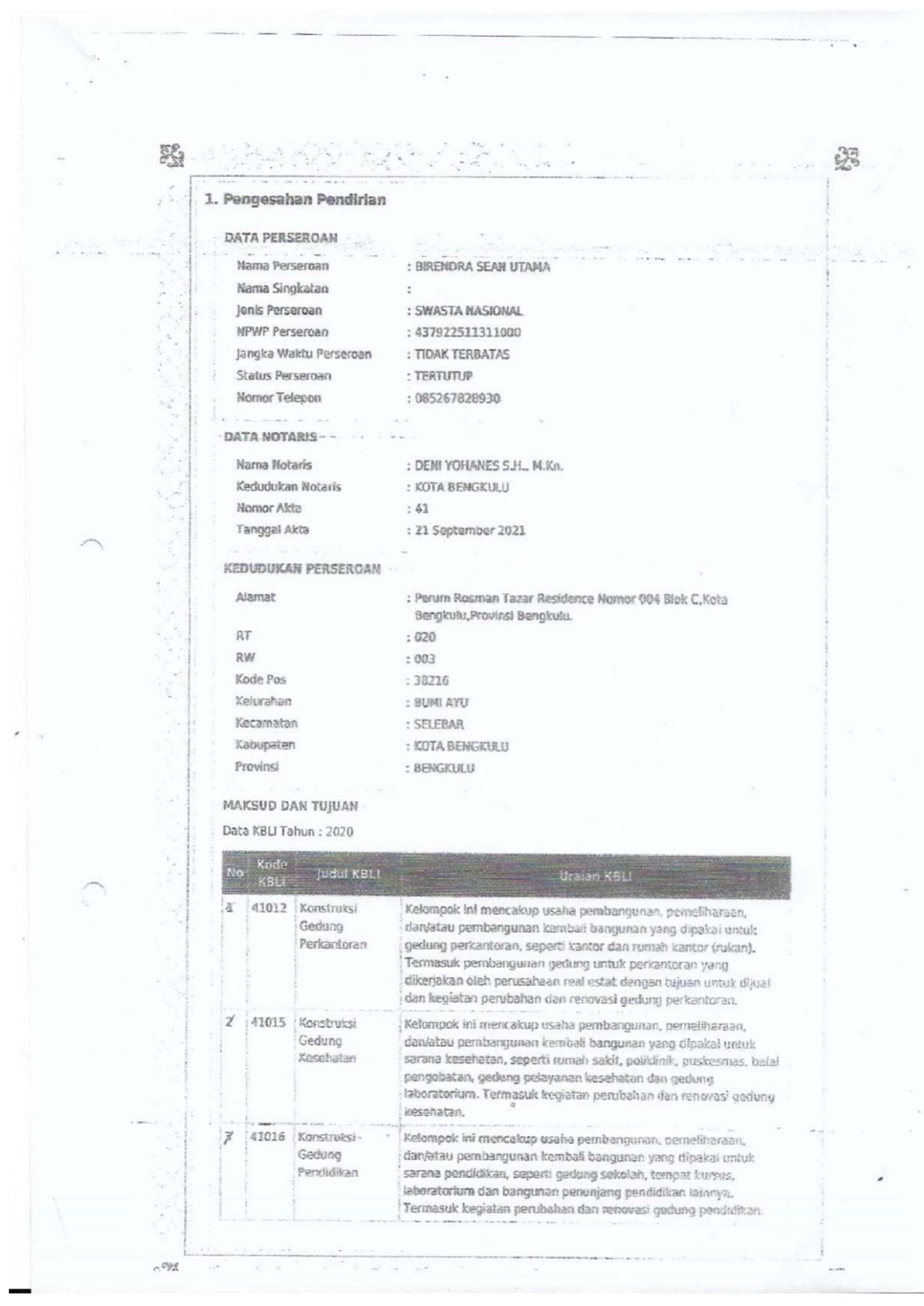 Green Grey Minimal Modern Company Profile Presentation